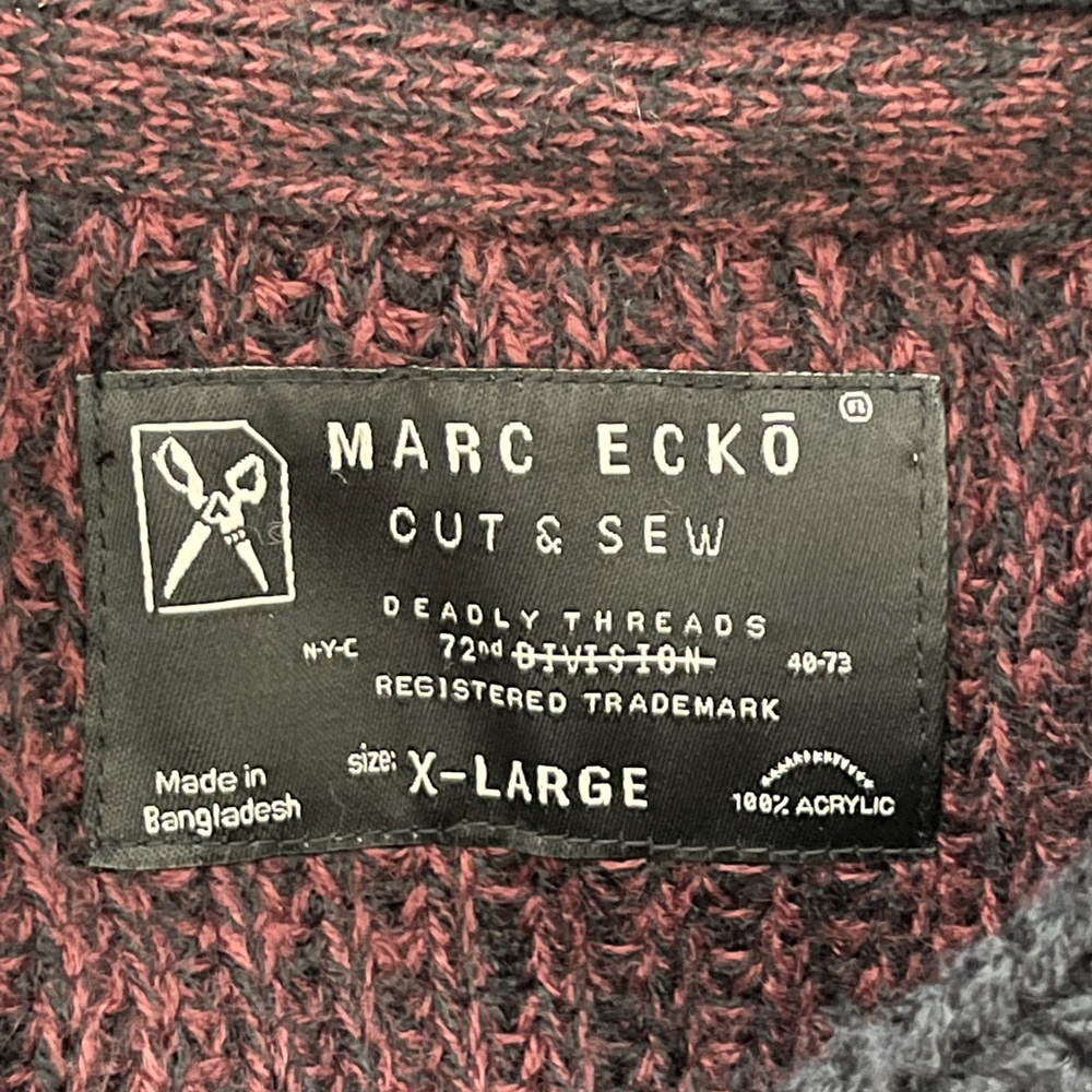 MARC ECKO MEN’S SWEATER - Picture 6 of 6